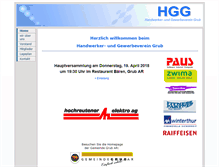 Tablet Screenshot of hgg.grub.ch